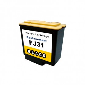 FJ31 Negro Cartucho de tinta Compatible con impresoras Inkjet Olivetti Fax-Lab 95, 100, M100, S100, 115, 120, S120