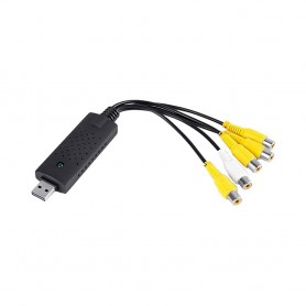 Video Capture 4 Channel USB2.0 DVR Sistema Sorveglianza per PC Easycap