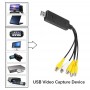 Video Capture 4 Channel USB2.0 DVR Sistema Sorveglianza per PC Easycap