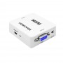 Adattatore Convertitore da HDMI a VGA con Jack Audio 3.5" IN/OUT Cavi +USB 5W Inclusi