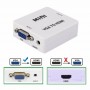 Adattatore Convertitore da VGA a HDMI con Audio Jack 3.5" Cavo VGA HDMI Caricatore USB 5W Inclusi