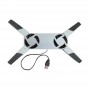 Cooling Pad USB Pieghevole Portatile per Notebook Laptop FAN X