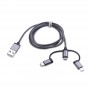 Cavo Adattatore 3in1 da USB2.0 a Micro, USB C, Compatibile iphone samsung xiaomi huawei android