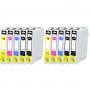 16XL Multipack Cartucce Inchiostro Compatibile per Stampanti Inkjet Epson WF2010W, 2510WF, 2520NF, 2530WF