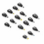 90W Chargeur d'alimentation universel compatible pour ordinateurs portables Acer Asus Dell HP Lenovo Samsung Sony