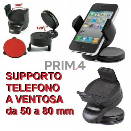Supporto Universale Cellulare Ventosa Auto Braccio Vetro Macchina Porta PDA  mp4