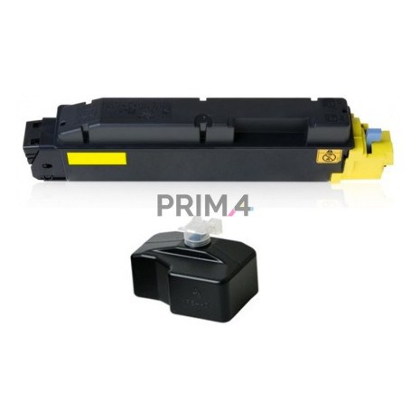 4472110016 Giallo Toner +Vaschetta Compatibile con Stampanti Utax CLP3721, 4721, PC2160DN -2.8k Pagine