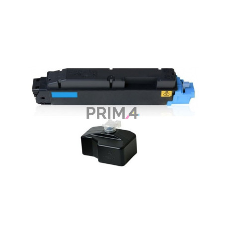 4472110011 Cyan Toner +Resttonerbehälter Kompatibel mit Drucker Utax CLP3721, 4721, PC2160DN -2.8k Seiten