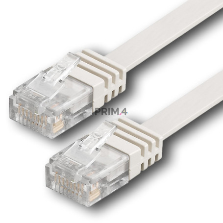 Multipack 3 PCS Cavo di Rete Lan Ethernet RJ 45 Cat.5e ULTRAPIATTO 2m