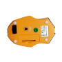 MiniMouse Wireless 2.4 GHz 848nm Laser 1600 DPi 2 tasti + Scroll Giallo MicroRicevitore