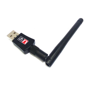 5x Adattatore Wireless Pennetta USB2.0 WIFI N 300 Mbps con Antenna 2.4 GHz